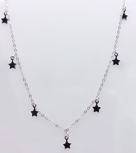 [2091210001459] SWE10311-08V Collar Plata Rodio  