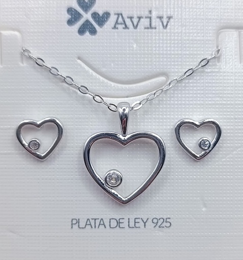 [2091210251458] SWE10447-08 Set Conjunto Cadena Corazon