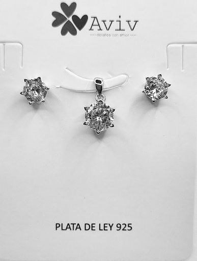 [2091213161006] SA3861 Set Conjunto Plata Punto de Luz