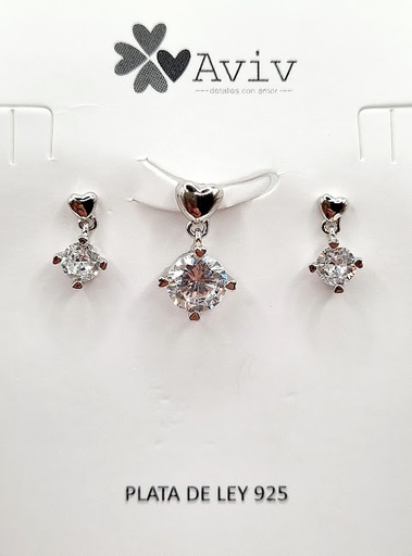 [2091213831008] SA3835 Set Conjunto Plata 