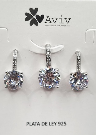 [2091217251000] SA1113 Set Conjunto Plata Punto de Luz