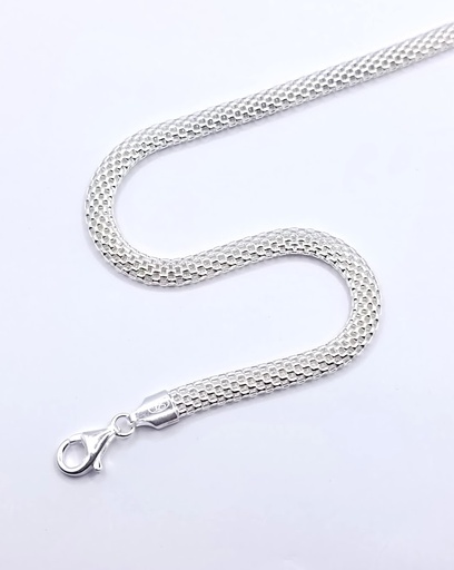 Cadena Plata Coreana Ov 490