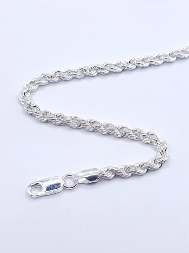 Cadena Plata Turbillon Laser 080  