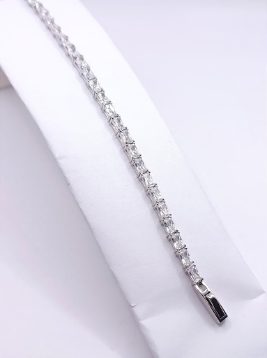 [205032018118] SB90426A1VI Pulsera Plata Rodio Circon