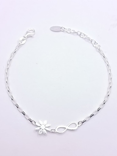 [2050611641008] Pulsera Plata BRN35572