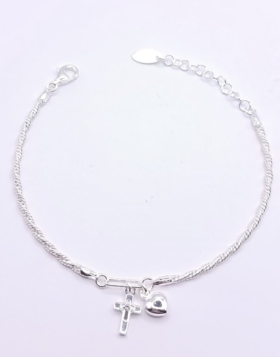 [2050611671005] Pulsera Plata BRN36058