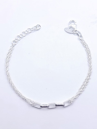 [2050611721007] Pulsera Plata BRN36601