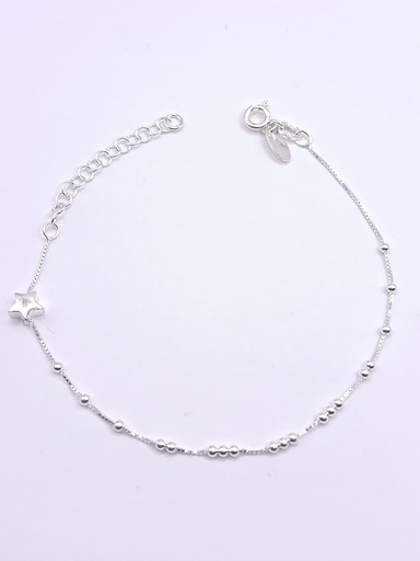 [2050611931000] Pulsera Plata BRN38225