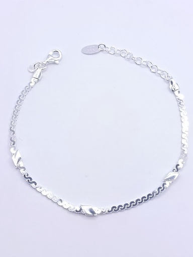 [2050611991196] Pulsera Plata BRN38447