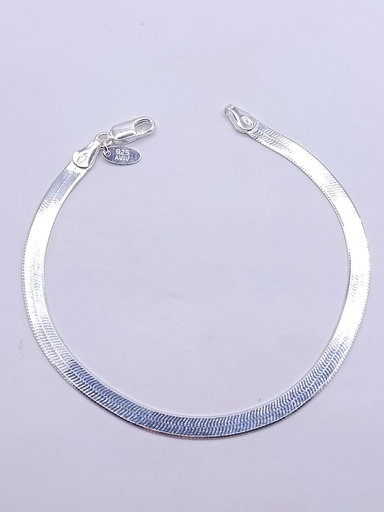 [2050612081193] Pulsera Plata Cinta CAF-MAG040L-CHR
